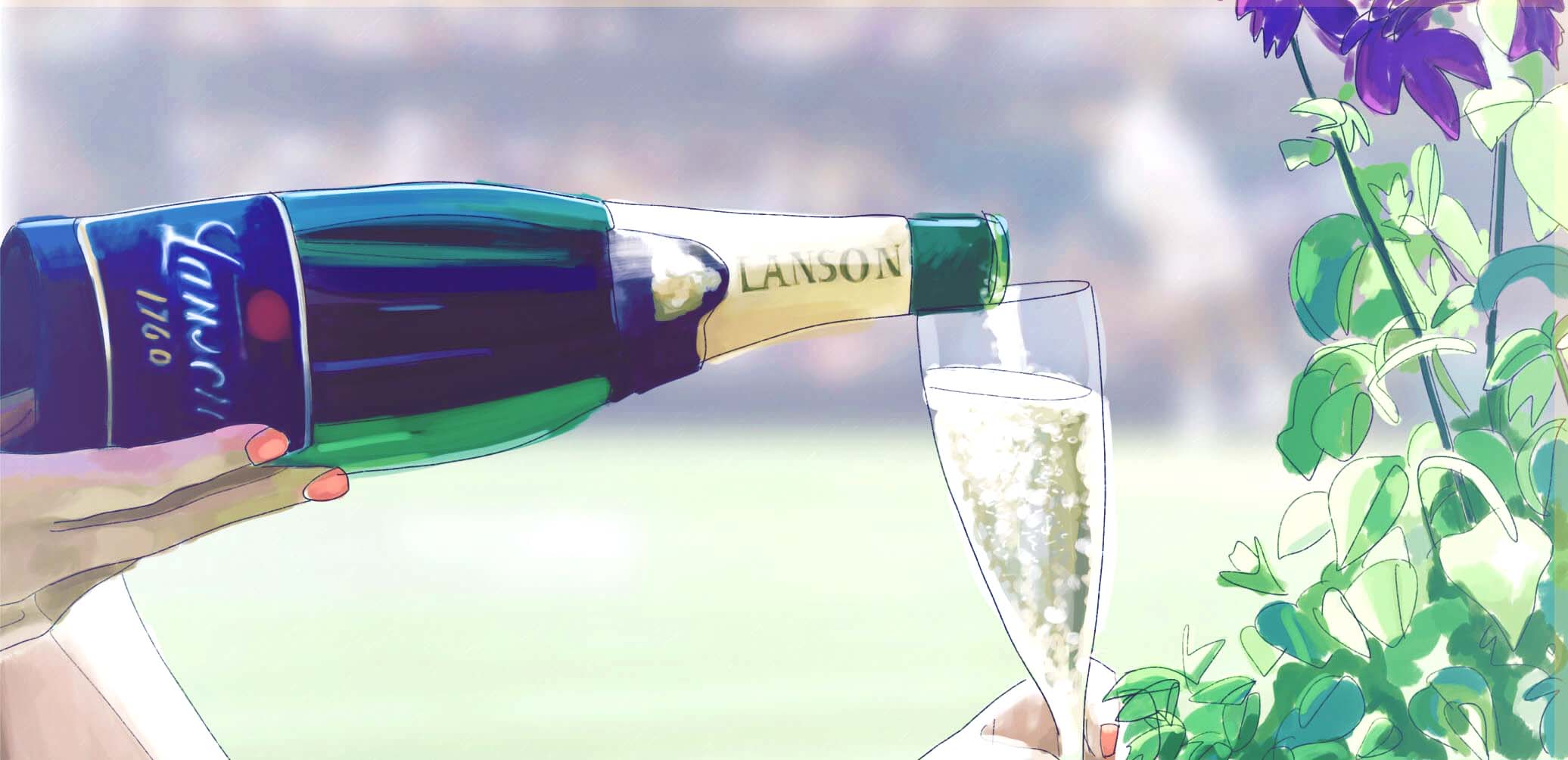 Wimbledon Championships Champagne Celebration