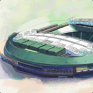 Illustration of Wimbledon No.1 Court