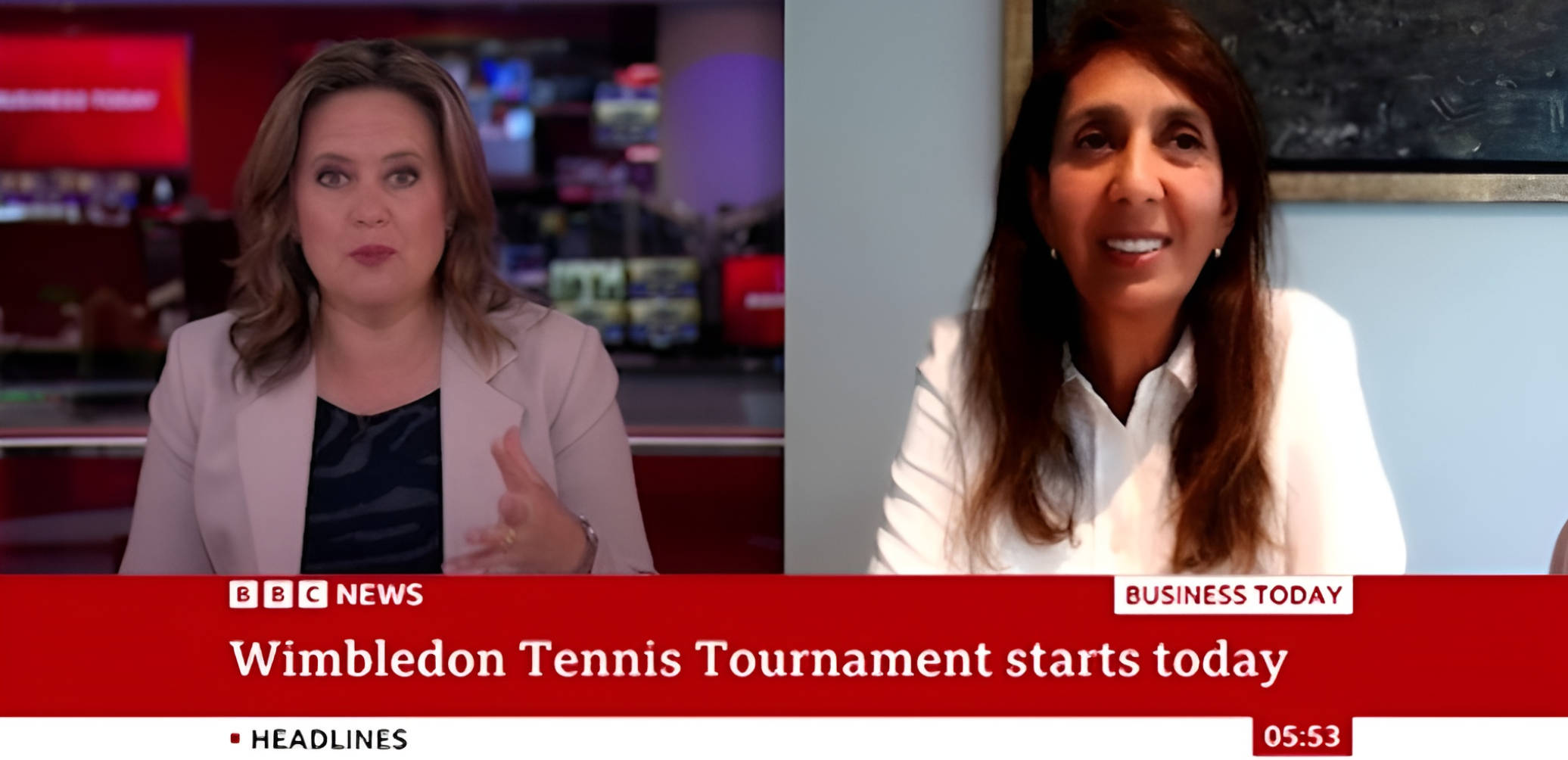 Natasha Bhatia of Green and Purple on BBC News Business Today