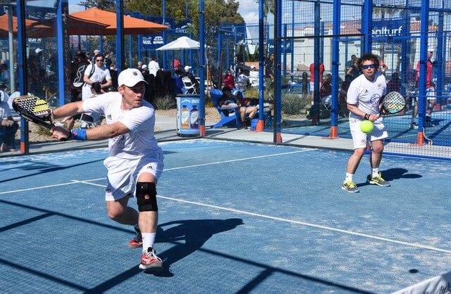 Mens team in action